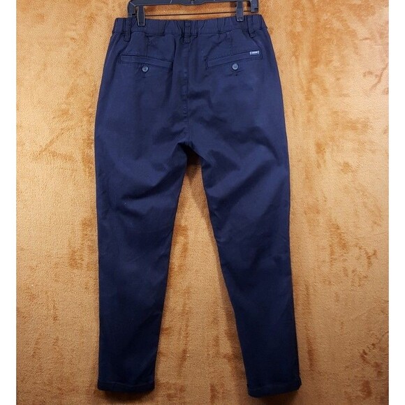 JOES Pants Mens Medium Navy Drawstring Chino LAIRD TENCEL in Night Sky $198 - Picture 4 of 11
